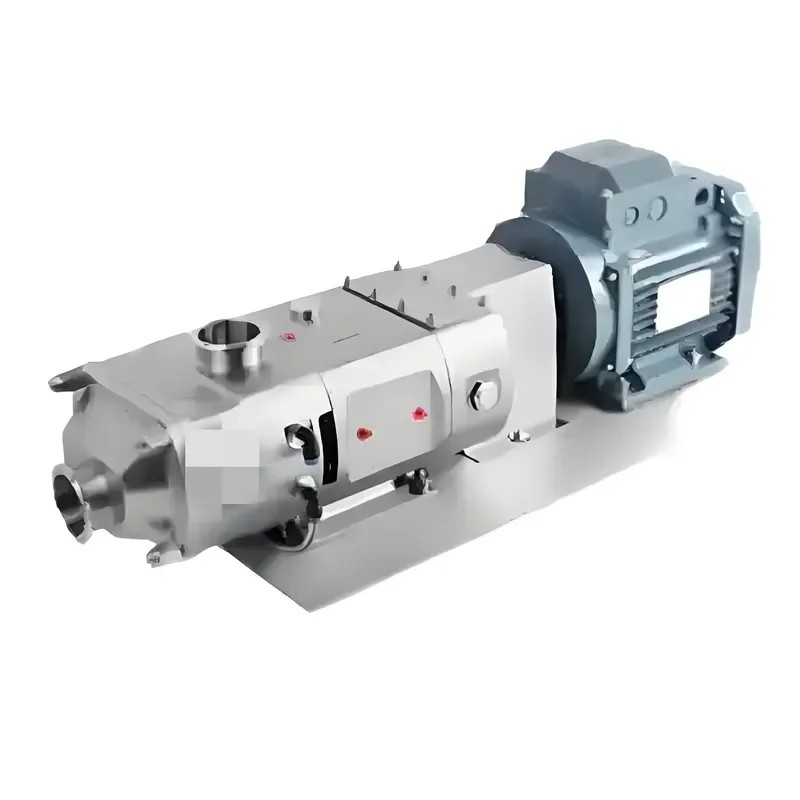Stainless Steel Twin Screw 4HP High Pressure OEM Solid Liquid Mixed Pump