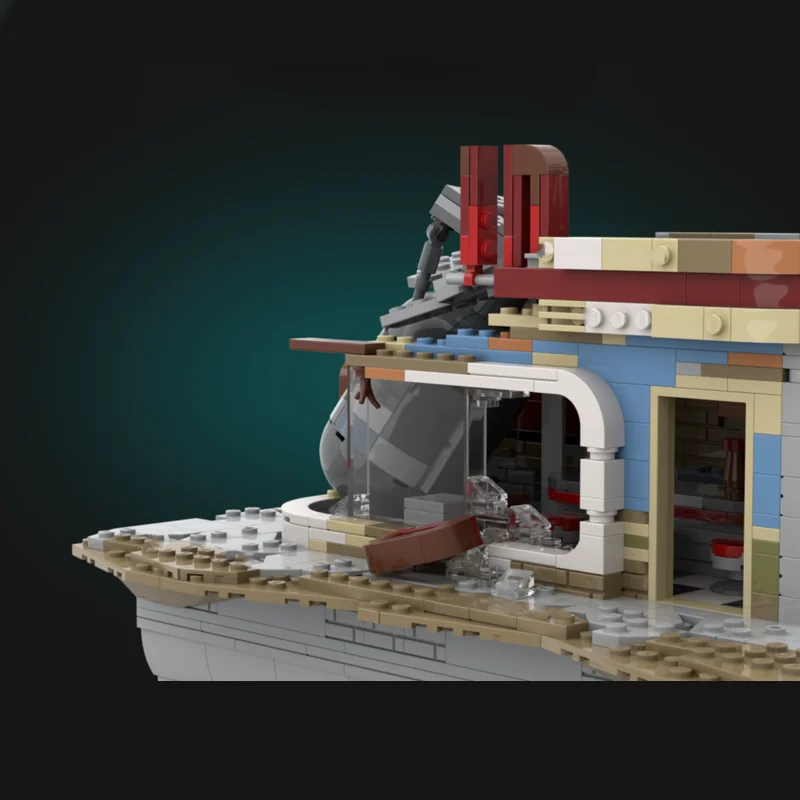 Spot blocchi di assemblaggio di piccole particelle 2837 pezzi regalo giocattolo modello di edificio tridimensionale