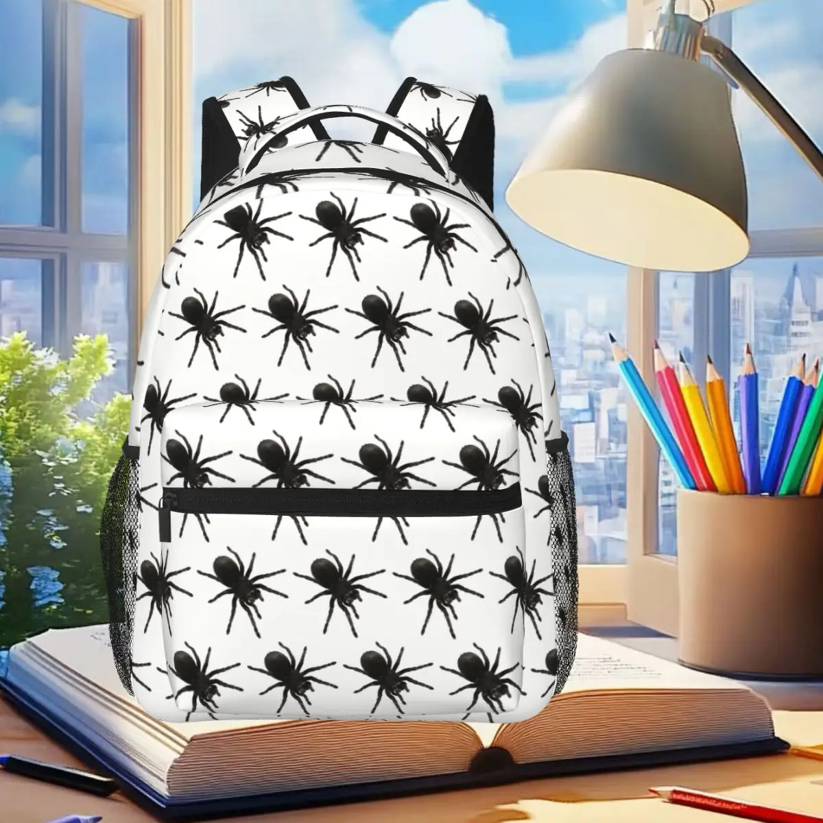 Lola Young Spiders Backpack Student Boys Girls BookBag Kids School Bag Computer Shoulder Bags for Men Women