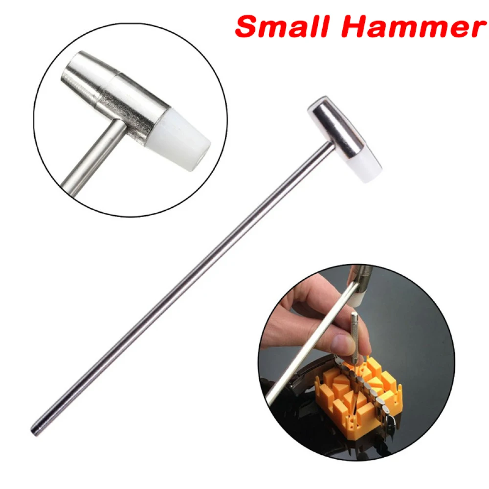 11cm/16cm/19.5cm/20cm Small Hammer For Metal Stainless Steel Watch Straps Straps Watch Hammer Repair Tools