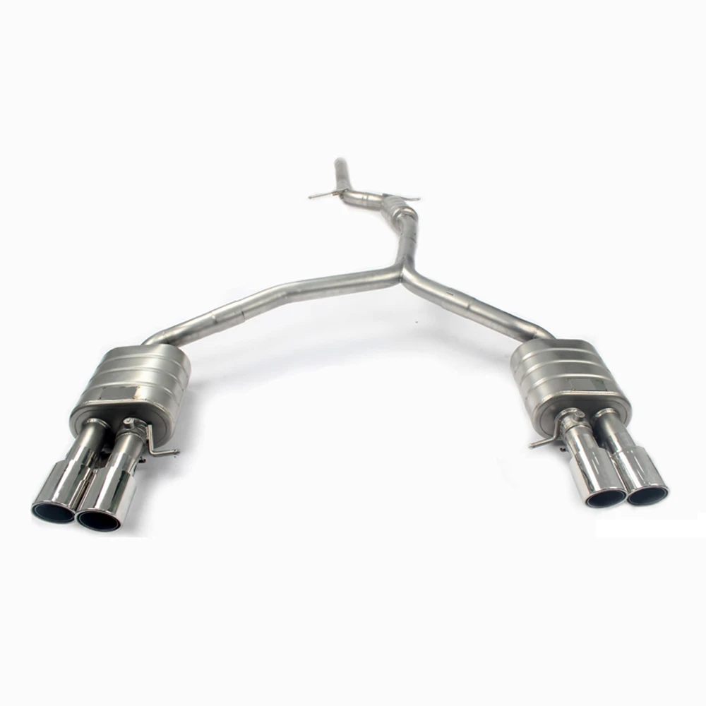 

Stainless Steel Exhaust Cat-back Car Styling Auto Part Modified Accessories For AUDI A4 B9 Front 4WD 2017-2021 2.0T Catback