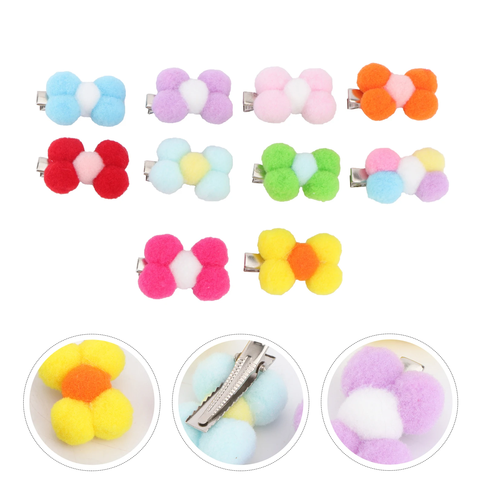 

10Pcs Pet Dogs Hair Bows Cute Bowknot Clips for Small Dogs Cats Party Holiday Decor Pet Hair Bow Bowknot Clip for Dog