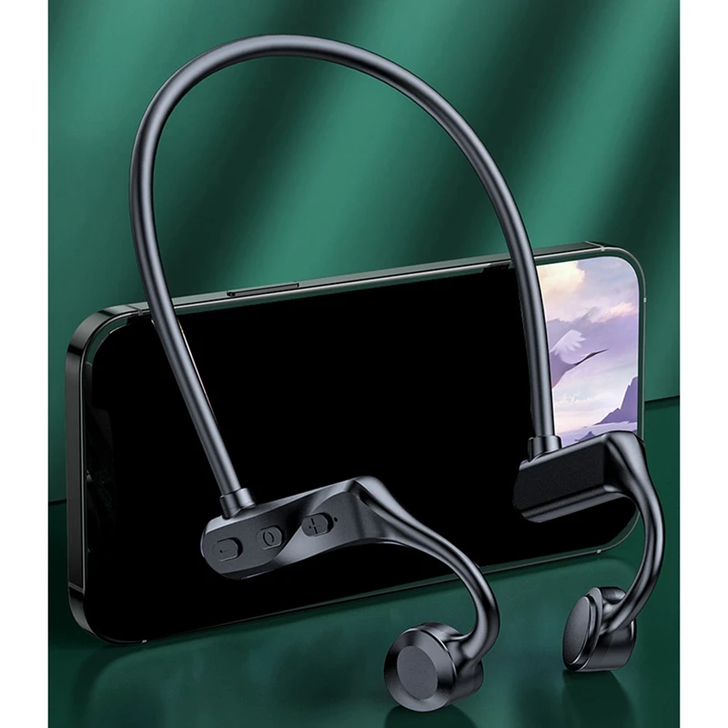 Наушники с костной проводимостью Bluetooth 5.0 Hi-Fi стерео с микрофоном Водонепроницаемые спортивные наушники для бега и спорта