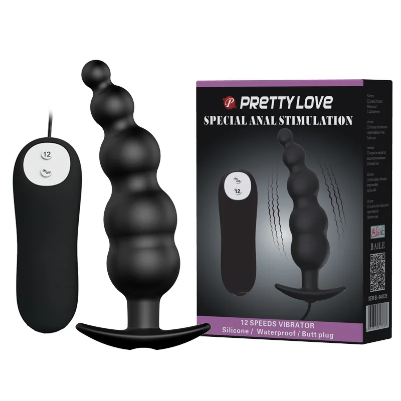 Anal Inflatable Beads Butt Plug Anal Prostate Dilator Expansion Vibrator Automatic Anal Sextoy Pleasure With Powerful Sucker