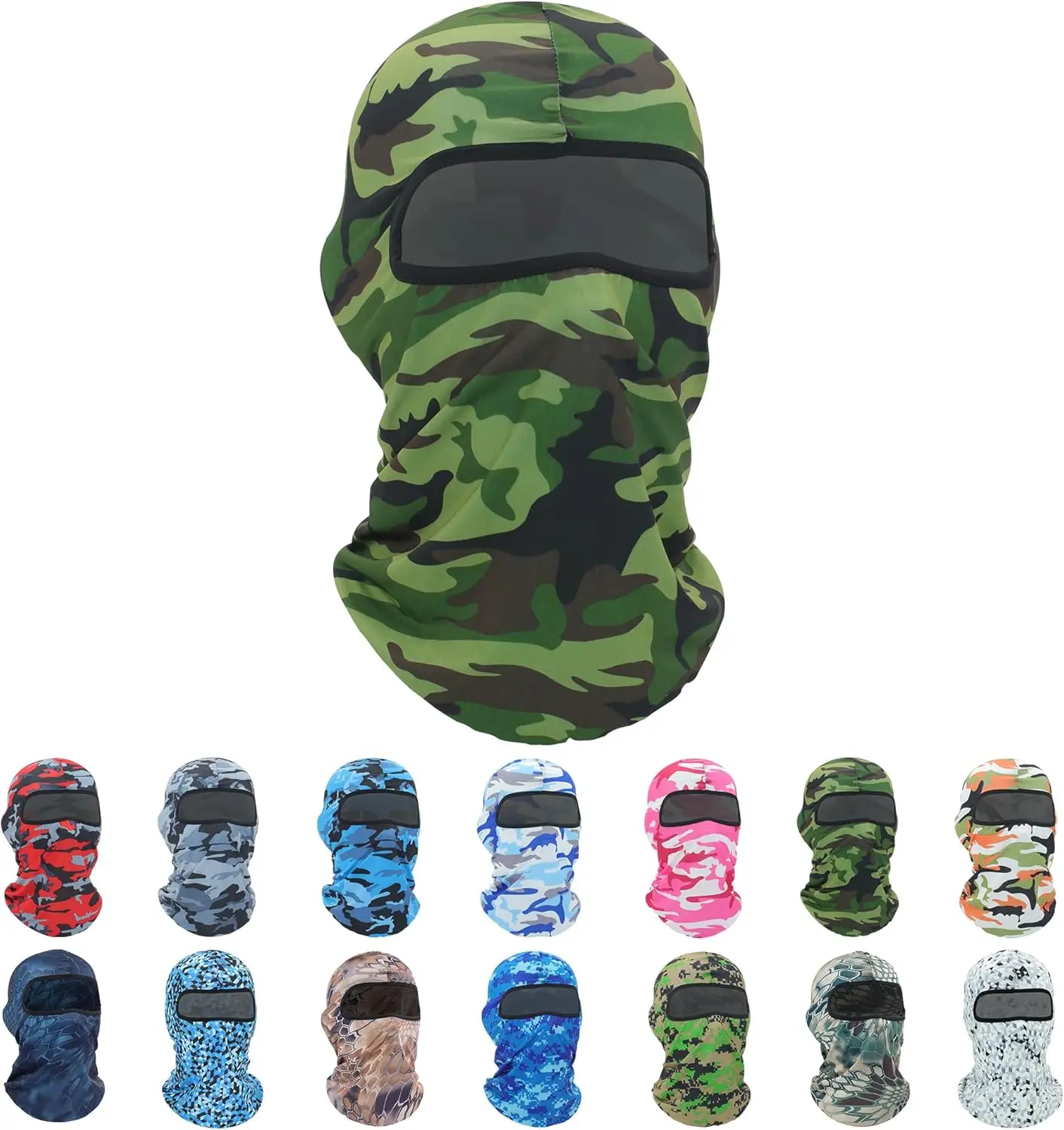 

10PCS Windproof Outdoor Cycling Face Mask with Inner Sun Protection Hooded Hat - Sports Headband for Bicycle Riding