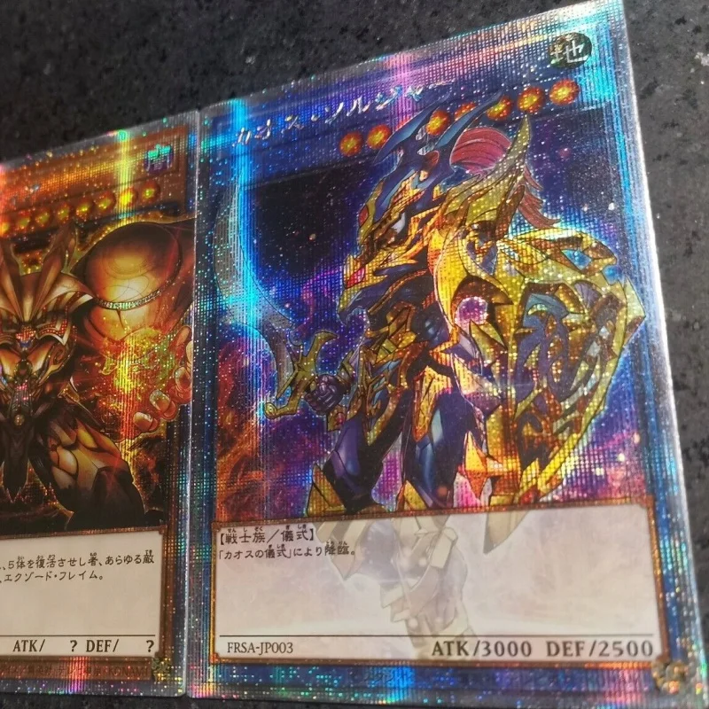 3Pcs/Set Yu Gi Oh Cards Blue-Eyes White Dragon Black Luster Soldier Anime Game Collection Color Flash Card DIY Off Screen Series