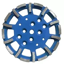 21 year manufacturer provide 250 mm diameter 10 inch Medium bond Floor Concrete Grinder Diamond Grinding Disc Plates