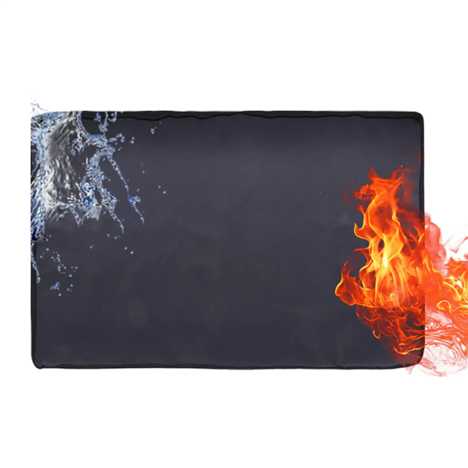 Fire Pit Mat BBQ Fireproof Heat-Proof Pad Heat-Resistant Non-slip Pad Blanket For Camping Grill Kitchen Deck Ground Garden