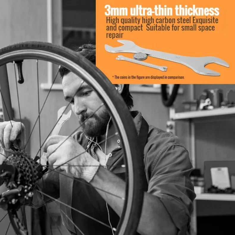 Ultradünner Maulschlüsselsatz, Flachschlüssel-Werkzeug, Doppelendiger Fixierter Maulschlüssel, Reparaturwerkzeuge – Detail 6