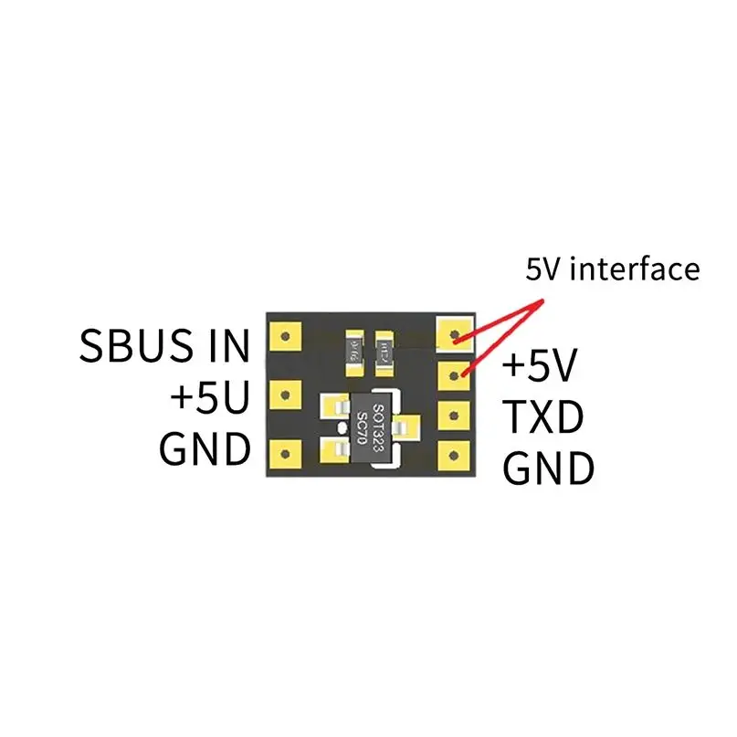 SBUS Inverter Saves Flight Controller SBUS Pad From Falling for F405 F411 DIY Parts