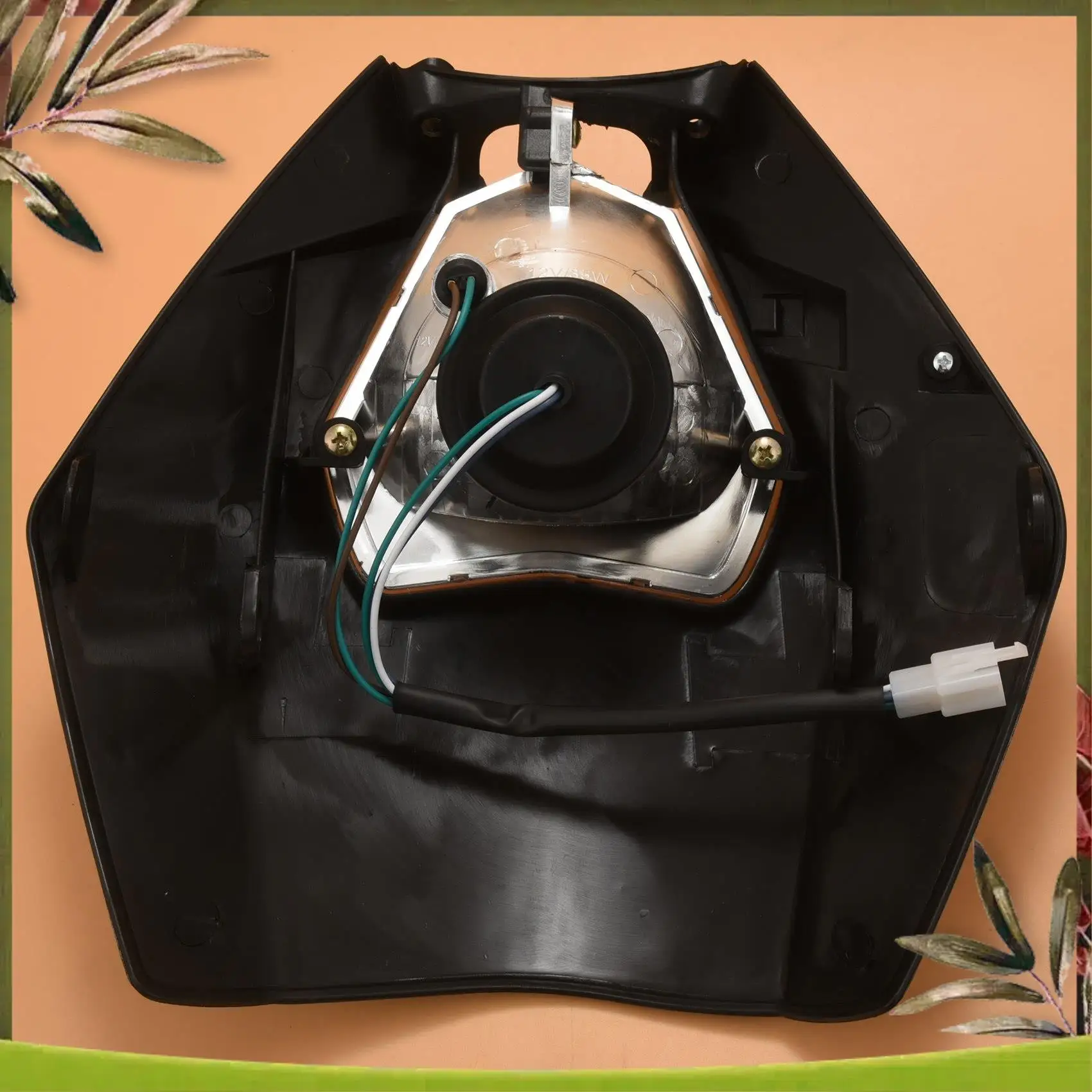 

Portable Universal Enduro Moto Headlamp For Yamaha - Black