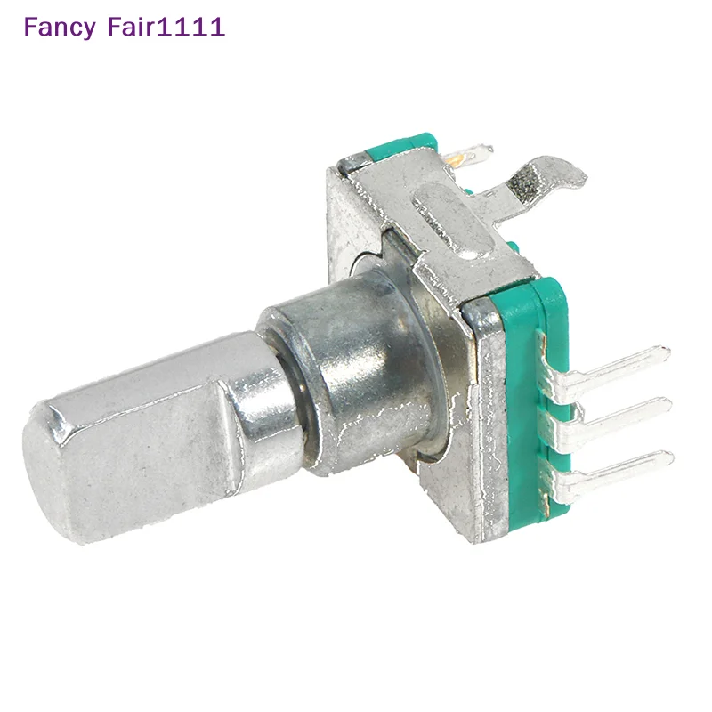 

Новый 1 шт. тонкий поворотный энкодер EC11 с переключателем, 30 позиций, 15 импульсов, полувал 15 мм