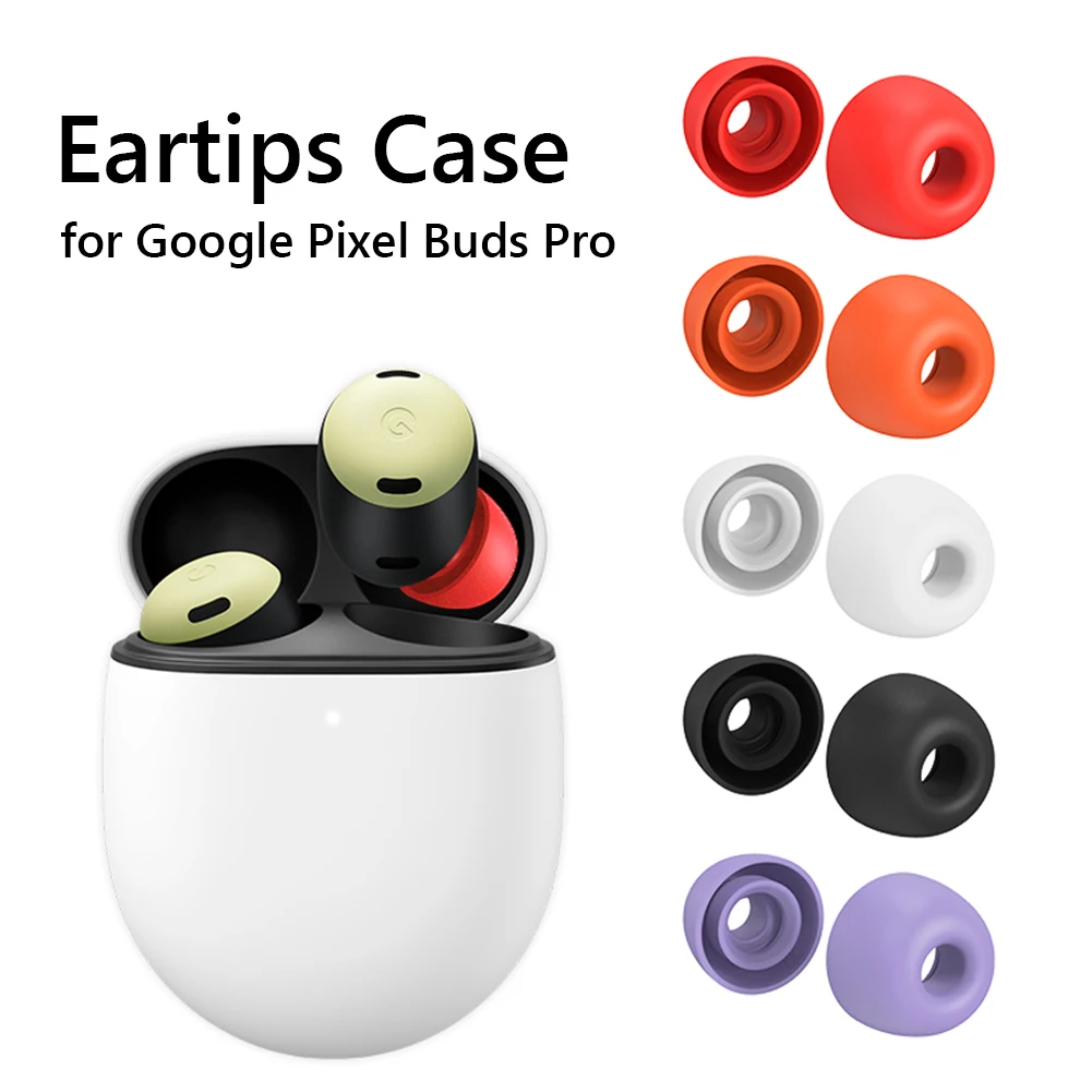 5 Pairs Earplug Cover Anti Slip Silicone Eartip Cover Comfortable Protective Replacement for Google Pixel Buds Pro