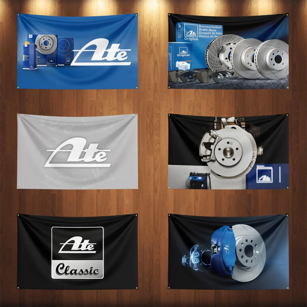 3x5ft A-ATE brakes Auto Parts Flag Room Decor Flag Outdoor Decorations Flags for Rooms