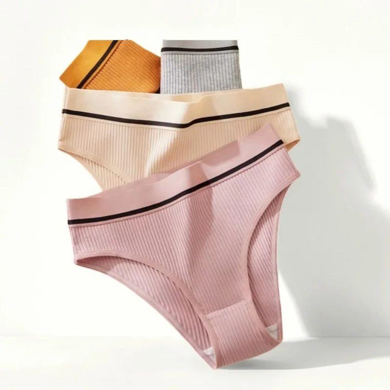 

Seamless Panties Women Hip Lift Briefs Cotton Panties Breathable Mid Waist Underwear Female Sexy Lingerie