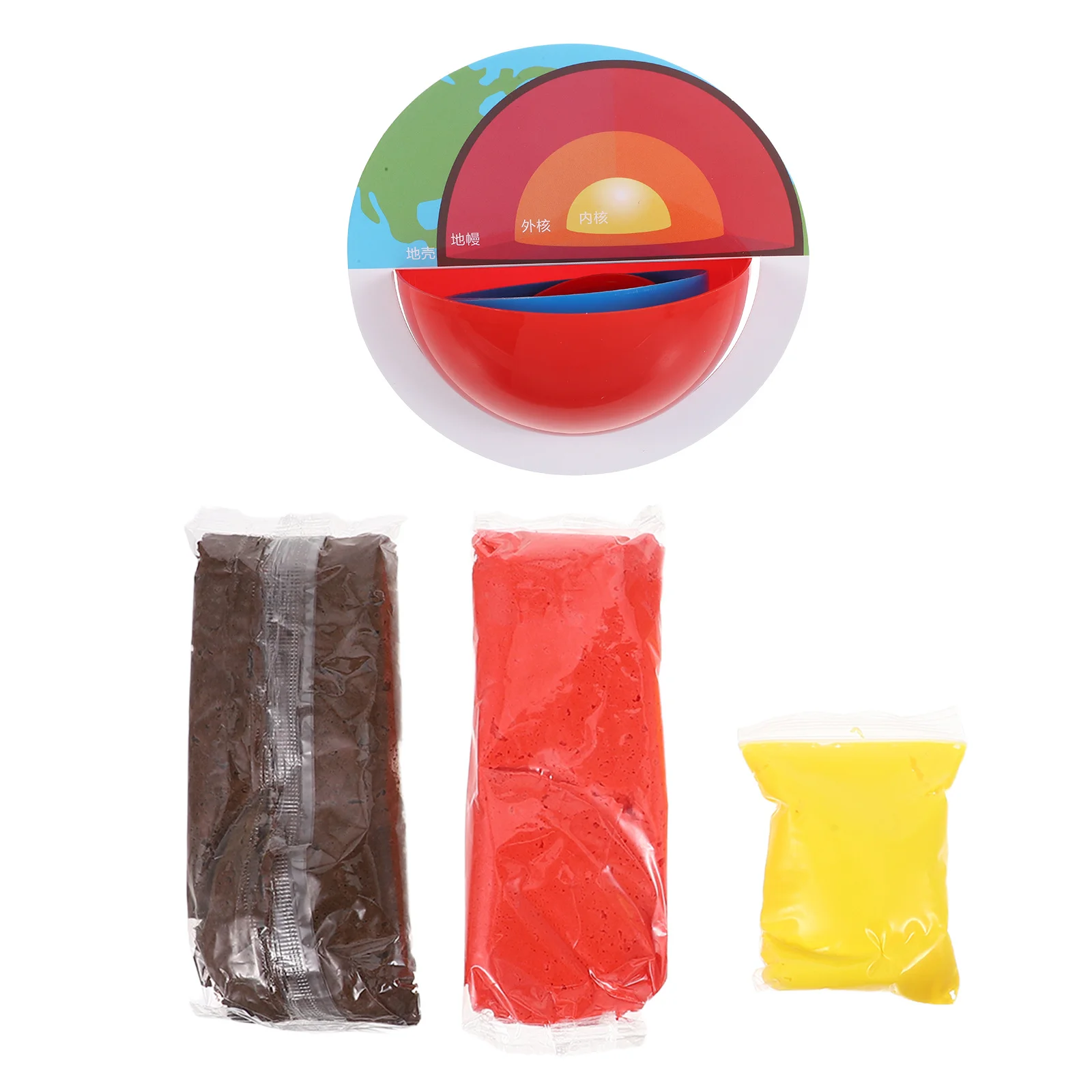 

1Set Earth Interior Core Structure Educational Globe DIY Kit for Classroom Science Layers Teaching Equipment