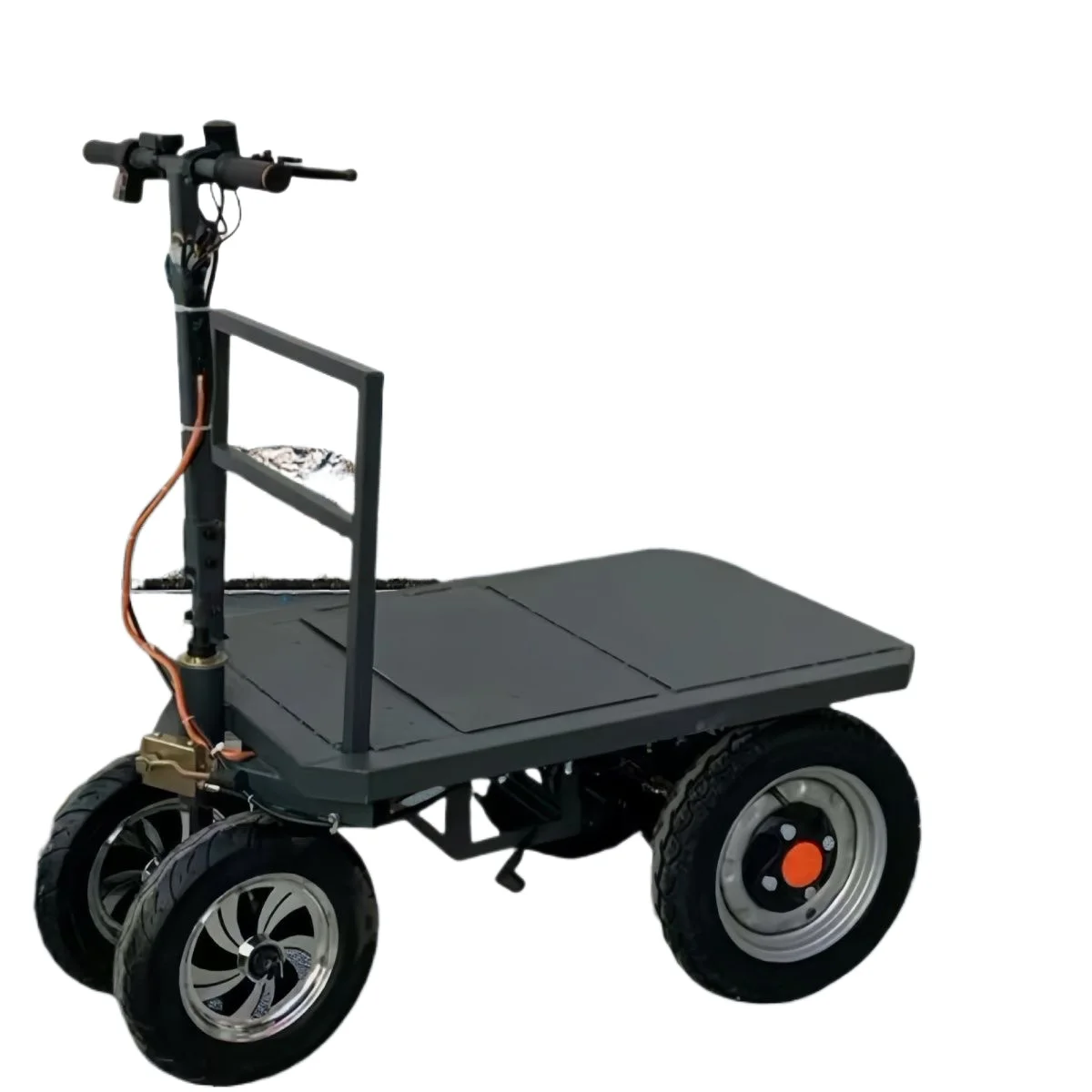 

Electric Trolley Flatbed Truck Logistics Picking Truck Folding Trolley Storage and Transportation Tool