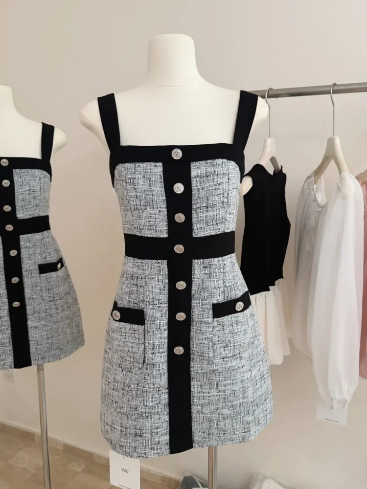 

Женское винтажное короткое платье во французском стиле 2021, вечерние платья, халаты Roupas Feminina, летние платья высокого качества с небольшим ароматом