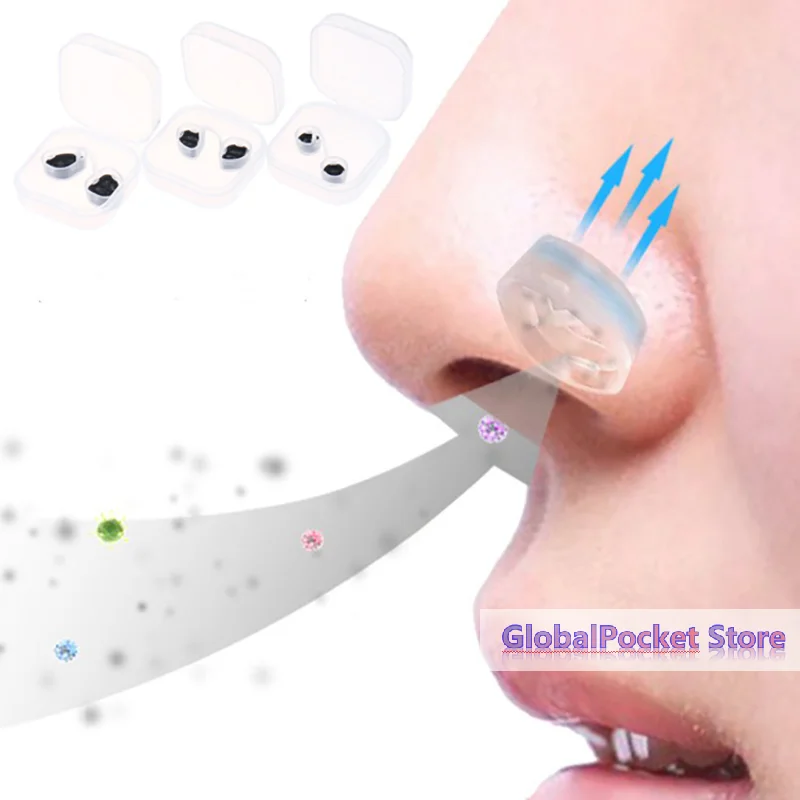 [TG823]Carbon Nose Invisible Nasal Filter Anti Air Pollution Pollen Allergy Dust Filter