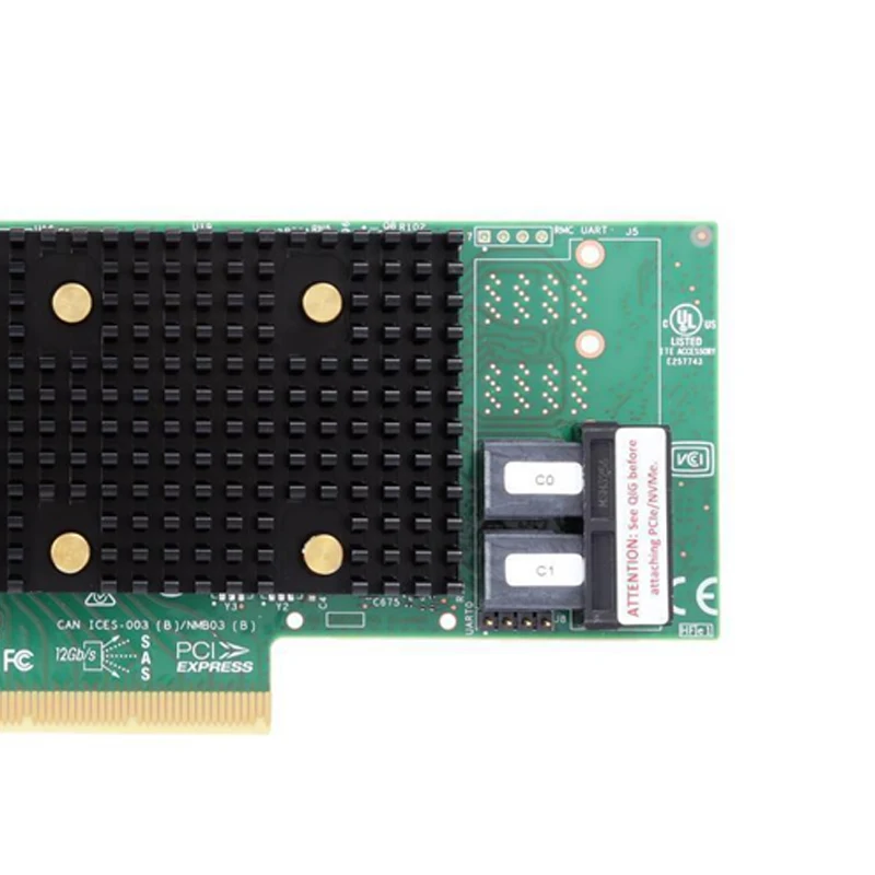 Para Broadcom MegaRAID LSI 9440-8I RAID 0/1/10/5 SAS/SATA/NVMe PCIe 3,1x8 12Gbps tarjeta RAID LSI SAS3408 100% probado de alta calidad