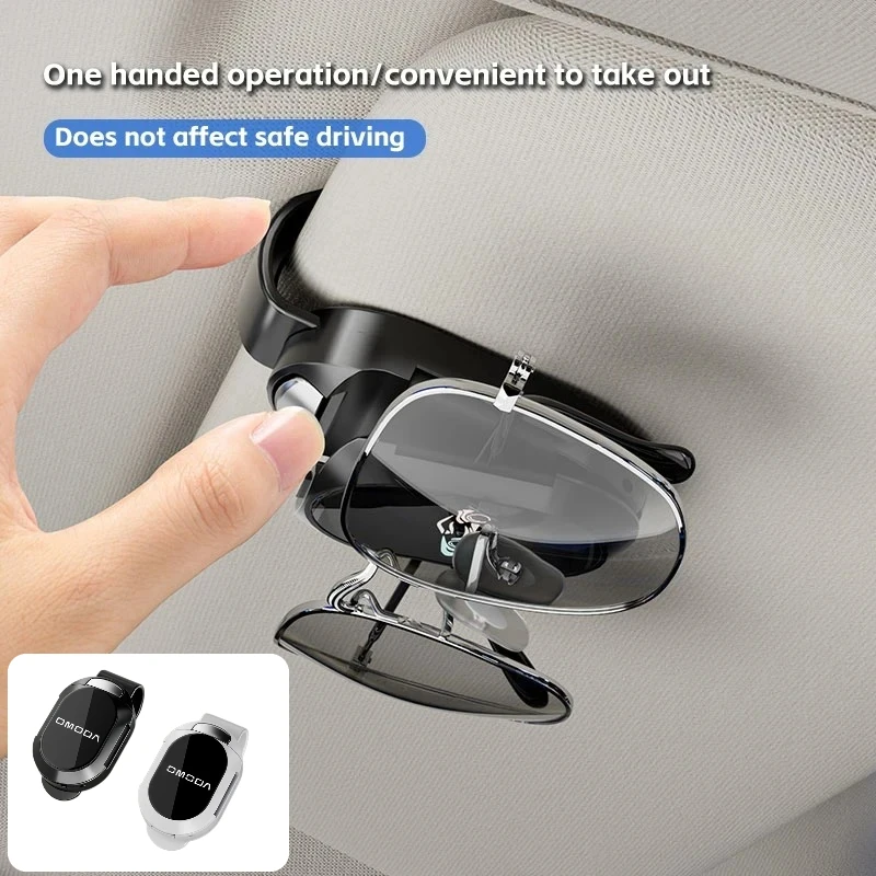 Car Sunglasses Holder Car Sun Visor Sunglasses Fixing Clip Auto Interior Eyeglasses Storage Organizer For Omoda 5 C5 9 C9 7 E5