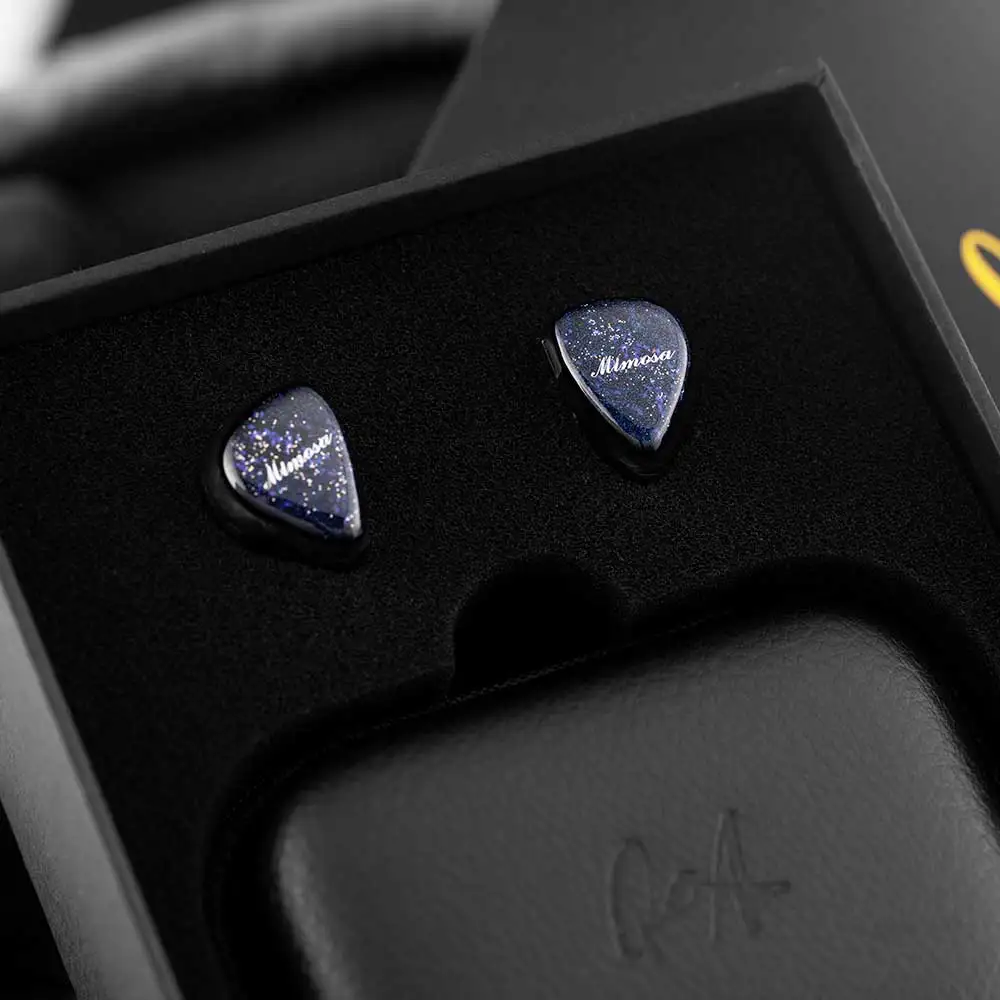 جديد QoA Mimosa في الأذن سماعة 1 ديناميكية + 1 سماعة رأس مستوية ثلاثية الأبعاد مطبوعة الراتنج مع كابل 0.78 مللي متر 2pin HiFi سماعات أذن للموسيقى