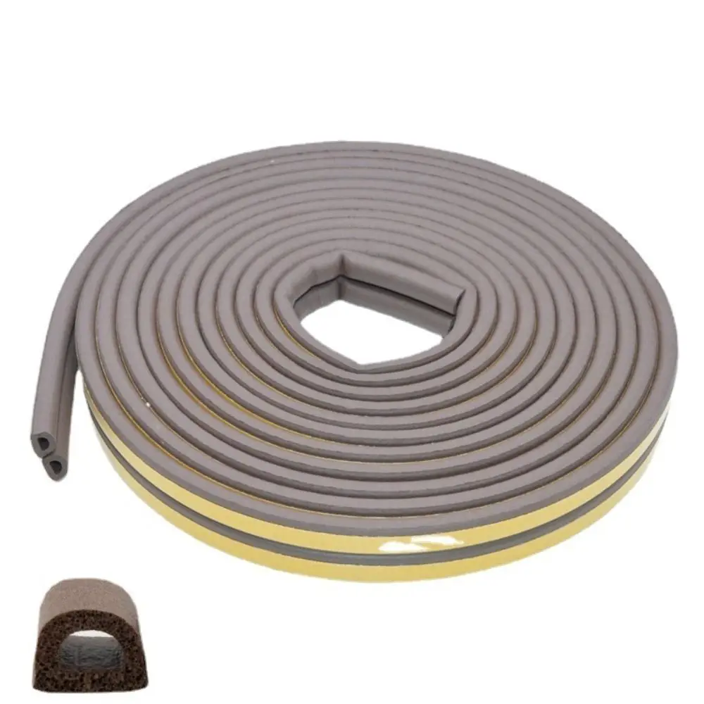 New Foam Door Seal Strip 6Meters Flexible Weatherstrip Soundproof Windproof Seal Stopper Window