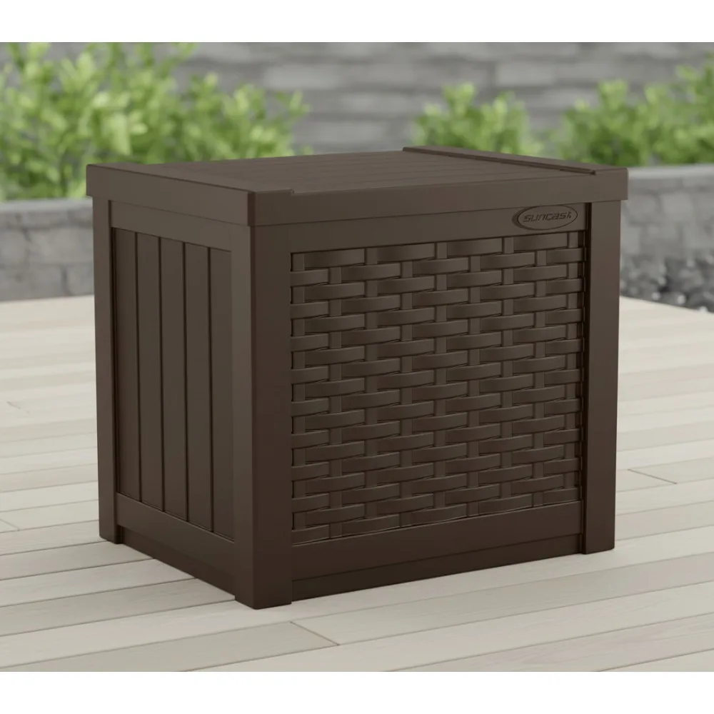 

22 Gallon Outdoor Storage Bench Box - Weather-Resistant Deck Seat with Tool-Free Assembly for Patio & Garden