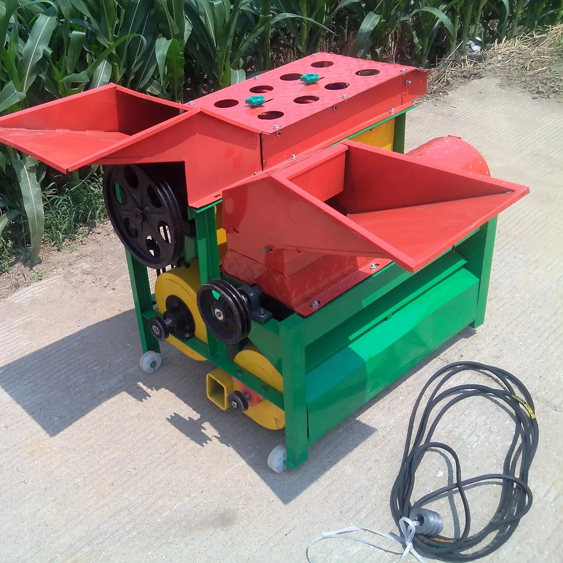 

Thresher Small Multifunctional Wheat Soybean Sorghum Rice Thresher Corn Sheller