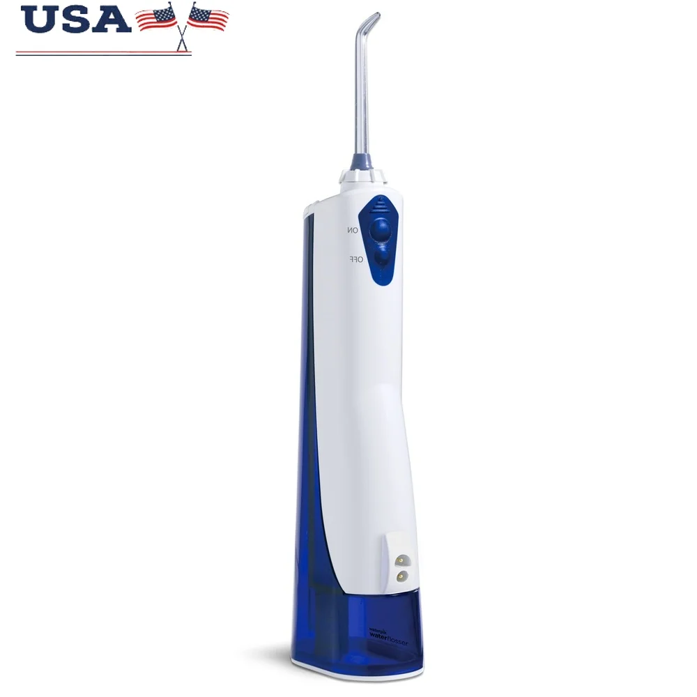 

Беспроводной портативный ирригатор для воды с двумя наконечниками, брекеты, имплантаты, коронки, мосты, нежная чистка, перезаряжаемая батарея для путешествий