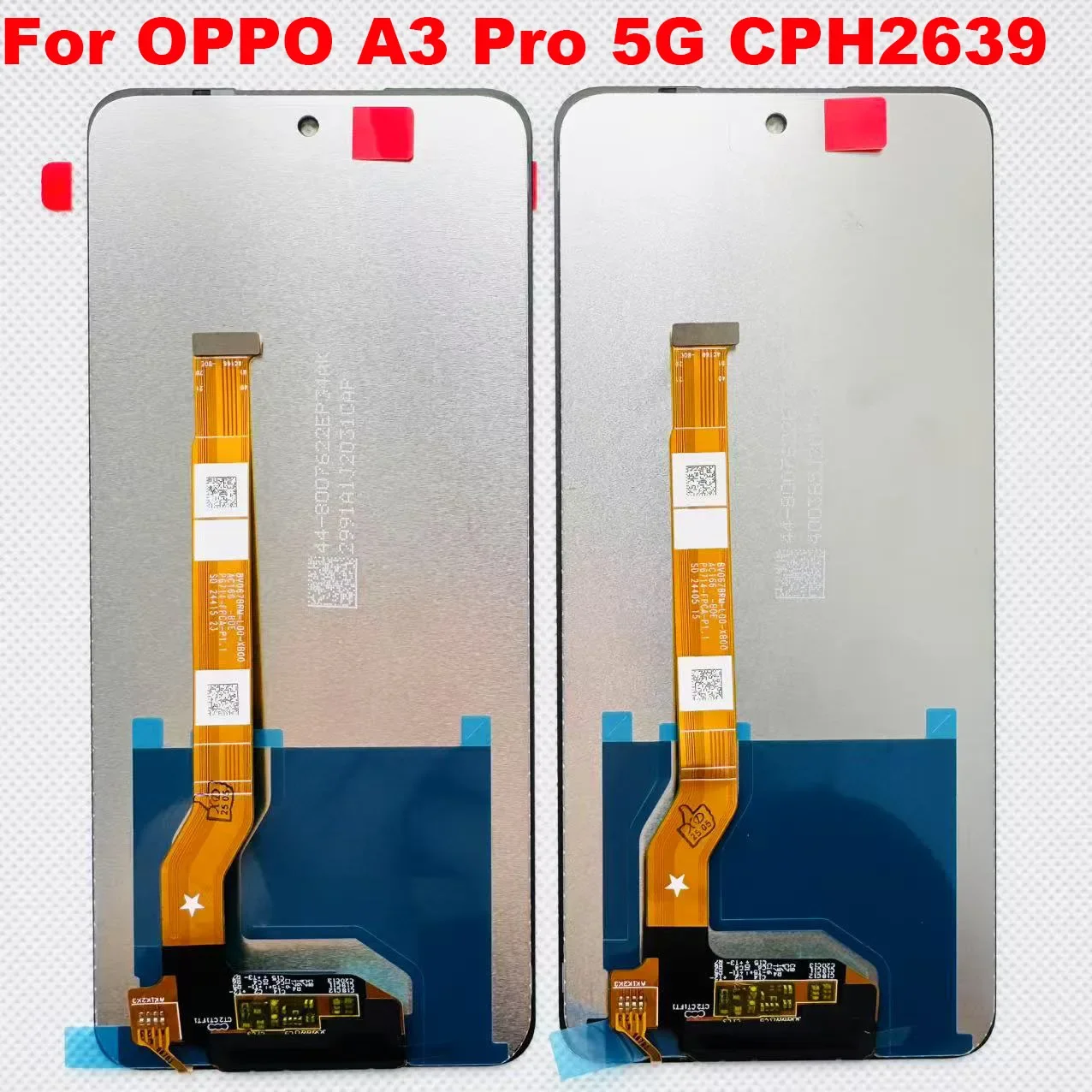 

Оригинальный дисплей Pop 6,67 дюйма для OPPO A3 Pro 5G CPH2639, ЖК-дисплей с рамкой, сенсорная панель, дигитайзер, сенсор в сборе, замена Pa