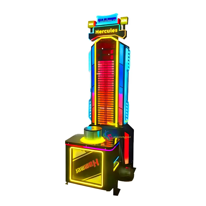 Boxing coin-operated game machine sledgehammer activity warm-up game