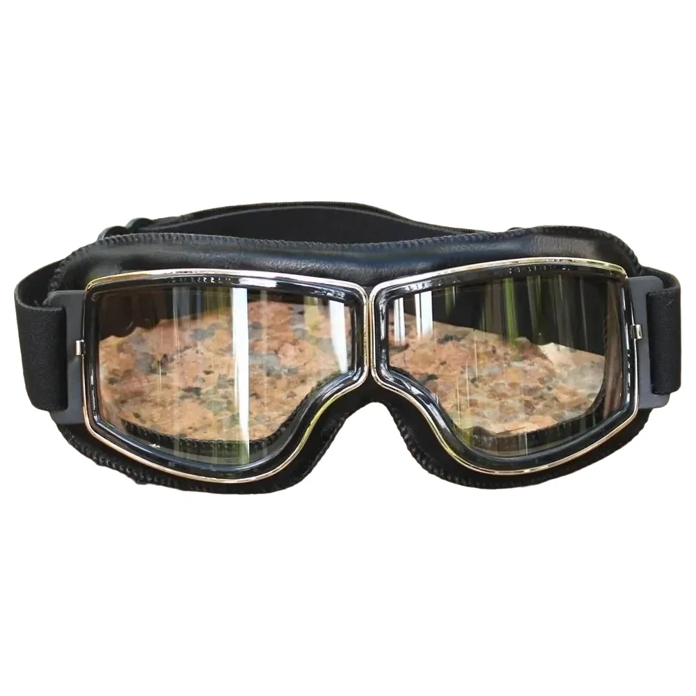 AliExpress NONE Retro Motorcycle Goggles Glasses Vintage Moto Classic Goggles for Harley Steampunk ATV Bike Helmet Glasses