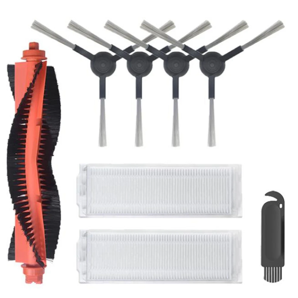 ل Xiaomi Mijia Mop Pro STYJ02YM/ل VIOMI V2 PRO/V3 جهاز آلي لتنظيف الأتربة فرشاة رئيسية/جانبية ملحقات فلتر Hepa