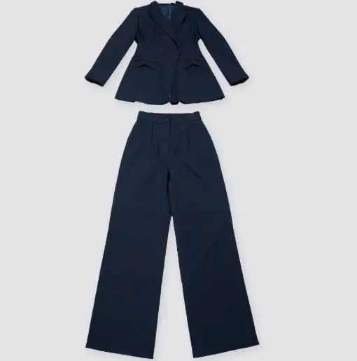 

Blazer Outfits Women's Elegant Two Piece Sets Temperament Commuting Autumn New Fashion Woman Waist Cinched Lapel Suit Pants Set