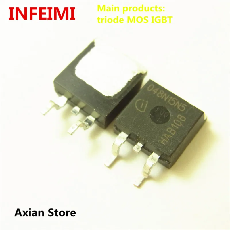 IPB042N10N3G IPB048N15N5 IPB50N06S4L-08 IPB65R660CFDA IPB70N10S3-12 Transistor Mos (10Pcs) TO263