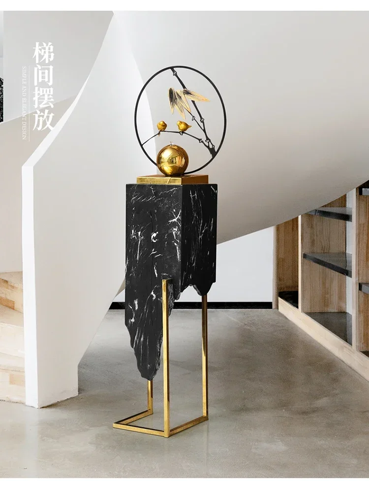 X188 Nuovo stile cinese leggero di lusso fontana da pavimento in ferro battuto decorazioni in resina decorazione paesaggio acquatico fortunato