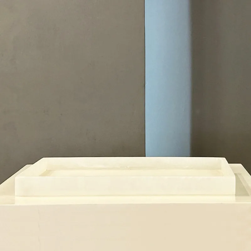 Storage tray Home decoration Spanish marble square tray ornament