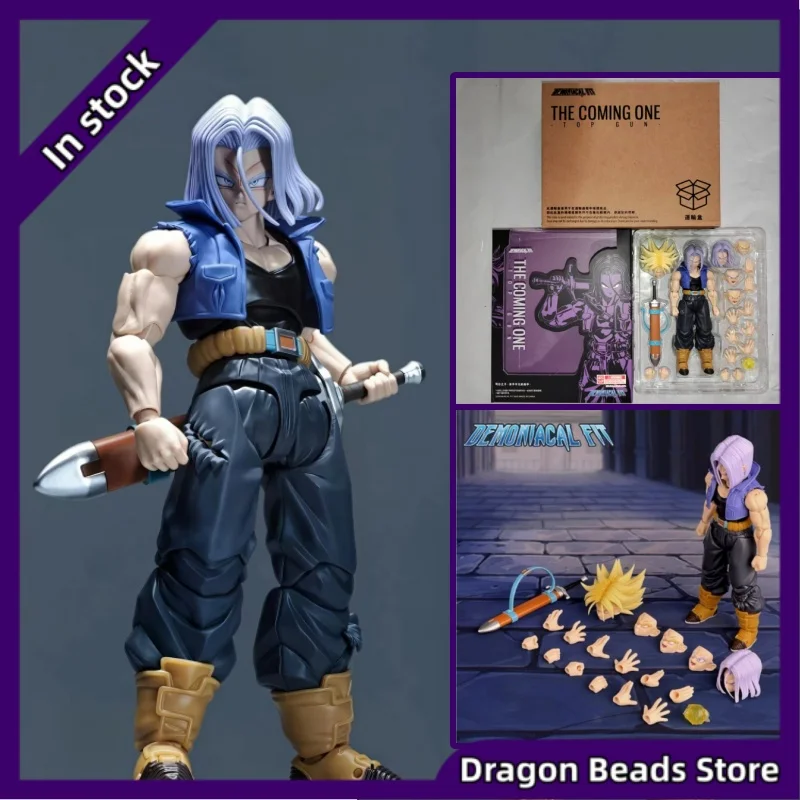 Image of [Auf Lager] Demoniacal Fit 'The Extraordinary Master' Trunks 'Liberating The Future'/ Xicor "Unholy Bloodline" SSJ4 Goku 1/12