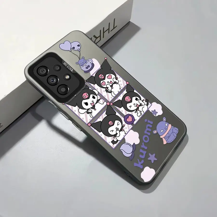 حافظة لطيفة سانريو ميلودي كورومي لهاتف سامسونج جالاكسي A32 A15 A14 A13 A22 A12 A23 A16 A34 A25 A24 غلاف ناعم