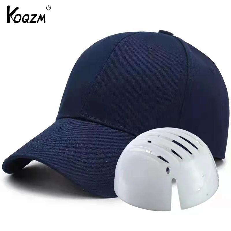 Collision Resistant Cap PE Lined Safety Helmet Helmet Protective Helmet Lining  Baseball Cap Universal