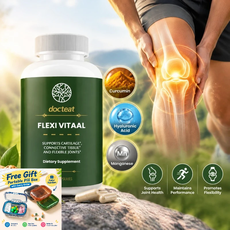 Joint Support Capsules Helps Maintain Long-Term Joint Health & Performance with Curcumin Hyaluronic Acid & Manganese 60 Capsules
