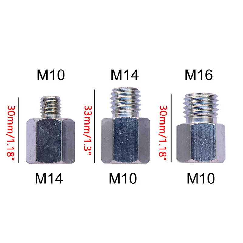 Adapter Different Thread Diamond Core Bits Drill Grinder Cutter M14 to M10 or M14 to 5/8-11 or 5/8-11 to M14 for Angle Grinder image 3