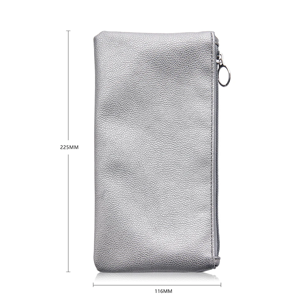 

Multifunctional Pu Makeup Bag Zippered Pouch Travel Toiletry Bag Lightweight Waterproof Compact Organizer For