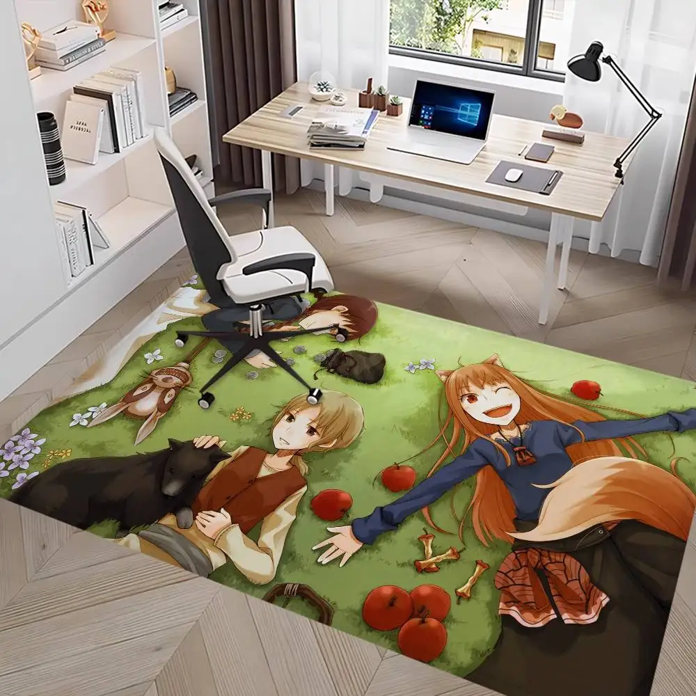 Cartoon Spice And Wolf Door Mat Kids Room Bedroom Decoration Balcony Anti-Slip Doormat Living Room Doormat Area Rug