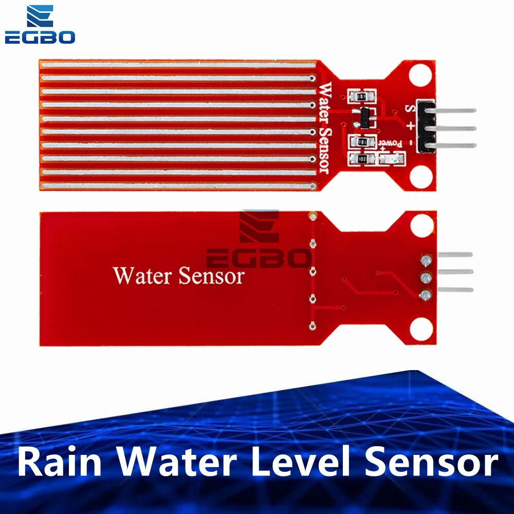 1~20PCS EGBO Rain Water Level Sensor Water Droplet Detection Depth for arduino Compatible with UNO MEGA 2560