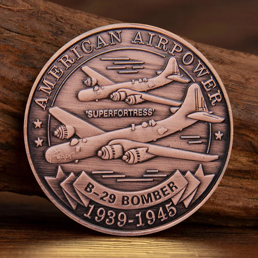Metal Commemorative Medal of The B-29 Bomber Commemorative Coin of The United States Air Force