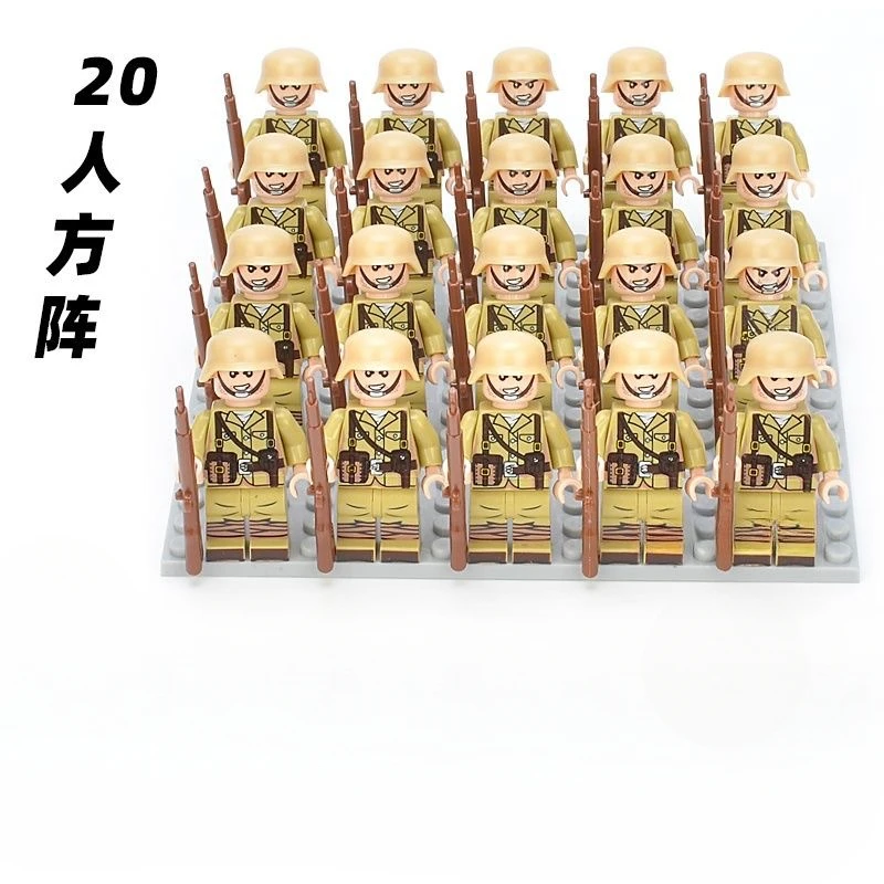 Children's Building Blocks Toy Mini Figure Humanoid Dolls Cartoon Character Birthday Gift Educational Playset for Kids