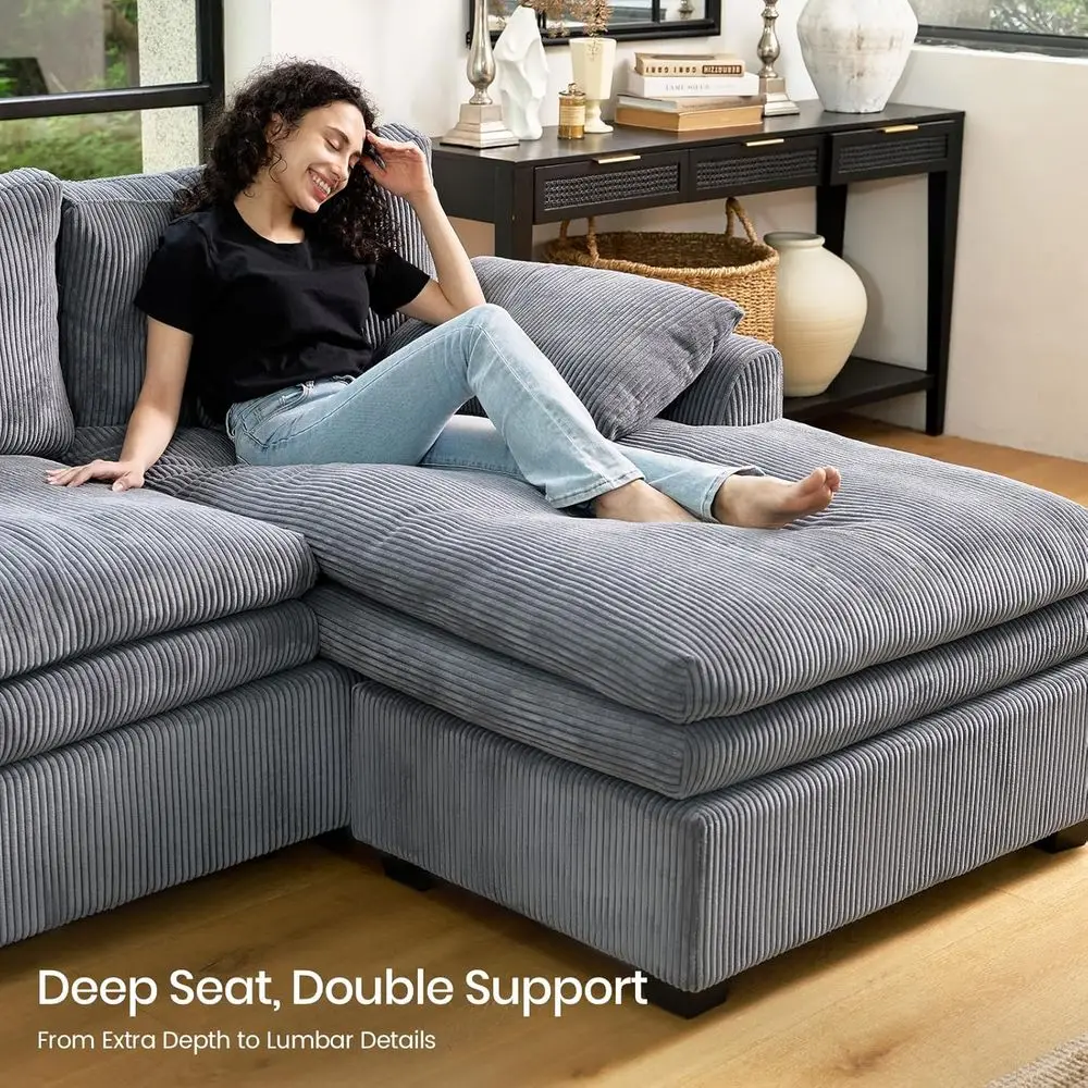 L Shaped Chaise Sofa 4