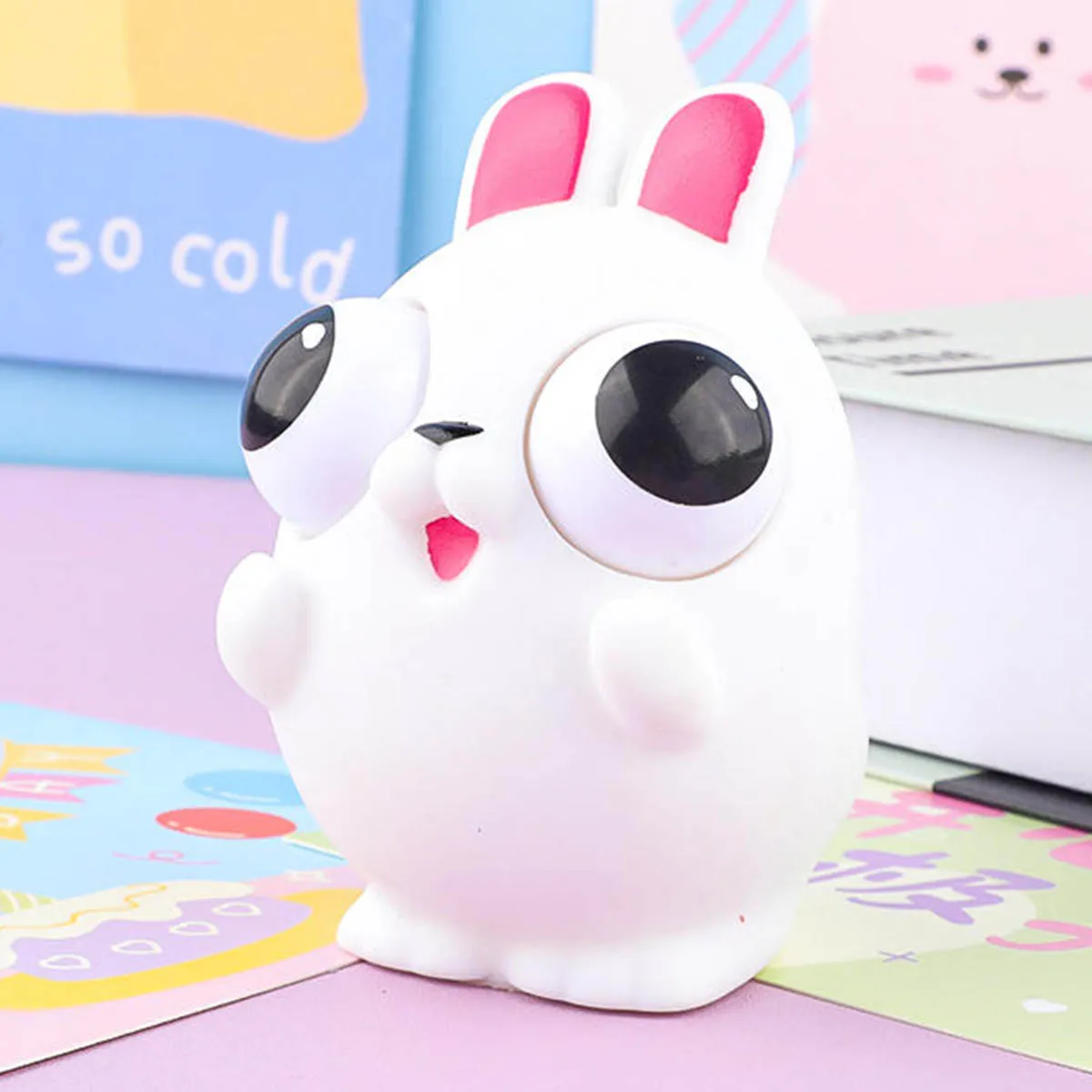 Engraçado globo ocular explosão squeeze brinquedo mole bonito coelho brinquedo fidget crianças alívio do estresse antiestresse dos desenhos animados animal bola sensorial presentes